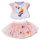 Tutu-Kleidchen mit Einhorn für Puppen 43 cm BABY born