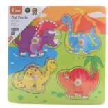Holzpuzzle Bunte Dinosaurier