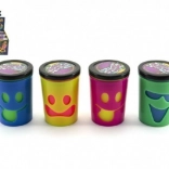 Schleim im Becher mit Gesicht TEDDIES – lustiger Furz-Schleim (Farbmix)