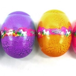 Leuchtender Schleim im Ei Einhorn