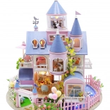 2Kids Toys Märchenschloss – Miniaturhaus mit LED-Beleuchtung