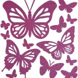 Bügelbilder Schmetterlinge kleine Blätter