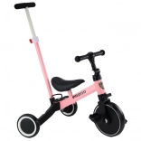 Dreirad mit Griff rosa