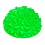 Grüne Massage-Balancierhalbkugel mit Diamantmuster