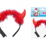 Leuchtende Teufelshörner mit Verzierung