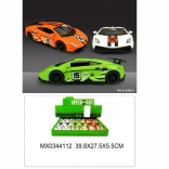 Metall-Sportwagenmodell mit zu öffnenden Türen und Pull-Back-Funktion