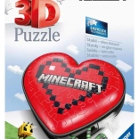 Ravensburger 3D-Puzzle Herz Minecraft, 54 Teile