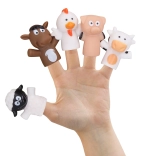 Gummitiere für den Finger – 5 Stk., 5 cm