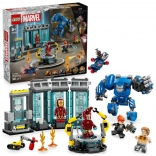 lego marvel iron man-labor: rüstkammer 76315