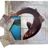 Just Jigsaws Lachs und sein Lebenszyklus - Holzschichten-Puzzle