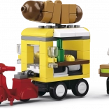 Sluban Town Einkaufsstraße Hot-dog Wagen