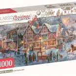Clementoni Panorama-Puzzle Weihnachtskollektion Vorbereitung auf Weihnachten 1000 Teile