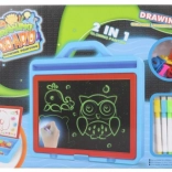 Zeichen- und Magnettafel 2-in-1 mit Leuchtstift