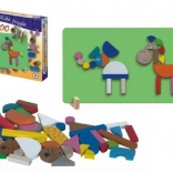Detoa Magnetisches Puzzle Zoo