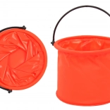 Faltbarer Multifunktions-Eimer PVC orange