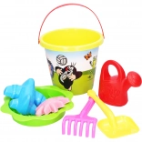 Sandspielset Maulwurf – großer gelber Eimer 3,5 l