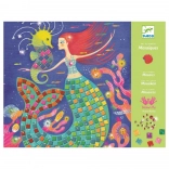 Perlmutt-Mosaik Meerjungfrauen