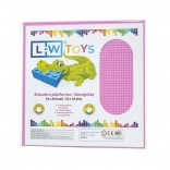 Konstruktionsplatte 50 × 50 Noppen pink