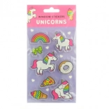 Wiederverwendbare transparente Fensteraufkleber – Weltraum, Dinosaurier und Einhörner