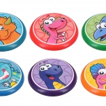 Wurfscheibe mit Dinosaurier-Motiv 16 cm