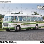 Retro-Auto-Puzzle Bus ŠKODA 706 RTO 40 Teile