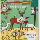 Malen mit Wasser: Wer lebt im Wald?