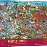 Trefl Puzzle Premium Plus Share the Moments: Dreistadt 1000 Teile