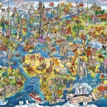 Gibsons Puzzle Wunderbare Welt 1000 Teile