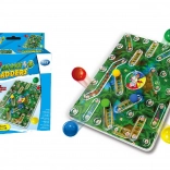 Mini-Brettspiel Schlangen und Leitern 3D