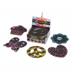 Freundschafts‑Rubbeltäfelchen – ScratchArt Gravur‑Kartenset