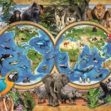 Puzzle CLEMENTONI Unglaubliche Tierwelt 300 Teile