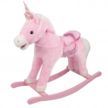 Rosa Schaukeleinhorn mit Geräuschen