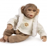 Realistische Babyäffchen-Puppe mit weichem Körper 32 cm