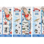 temporäre Tattoos für Jungen, Set mit 36 Stück