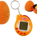 Tamagotchi im Spiel mit Ei Elektronisches Tier Orange