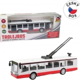 Metall-Trolleybus mit Rückzug, 16 cm