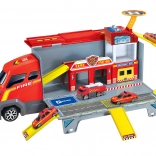 Ausklappbare Feuerwehrstation – Lkw mit Effekten 46 cm