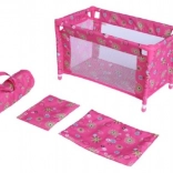 Reisebett für Puppen mit Tasche