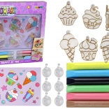 Kreativset Fenstermalerei mit 3D-härtender Farbe