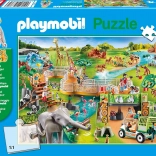 Puzzle SCHMIDT Playmobil Zoo 60 Teile mit Figur