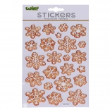 POP-UP-Aufkleber Schneeflocken 25 × 14,5 cm Weihnachten