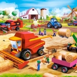 Puzzle Arbeit auf dem Bauernhof 60 Teile