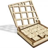 Logikspiel 15 aus Holz - Schiebepuzzle