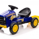 Blauer Tretauto-Traktor