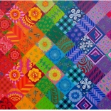 Puzzle Patchwork-Regenbogen 1000 Teile