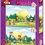 Kinderpuzzle Spielzeit 35 und 60 Teile