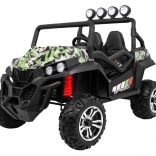 Kinder Geländewagen Grand Buggy 4x4 mit Tarnung, LED-Beleuchtung und MP3-Radio
