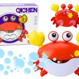 Seifenblasenmaschine Roter Krabbe