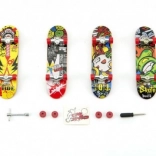 Finger-Skateboard aus Kunststoff 10 cm mit Zubehör