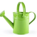 Metall-Gießkanne WOODY in Grün für Kinder